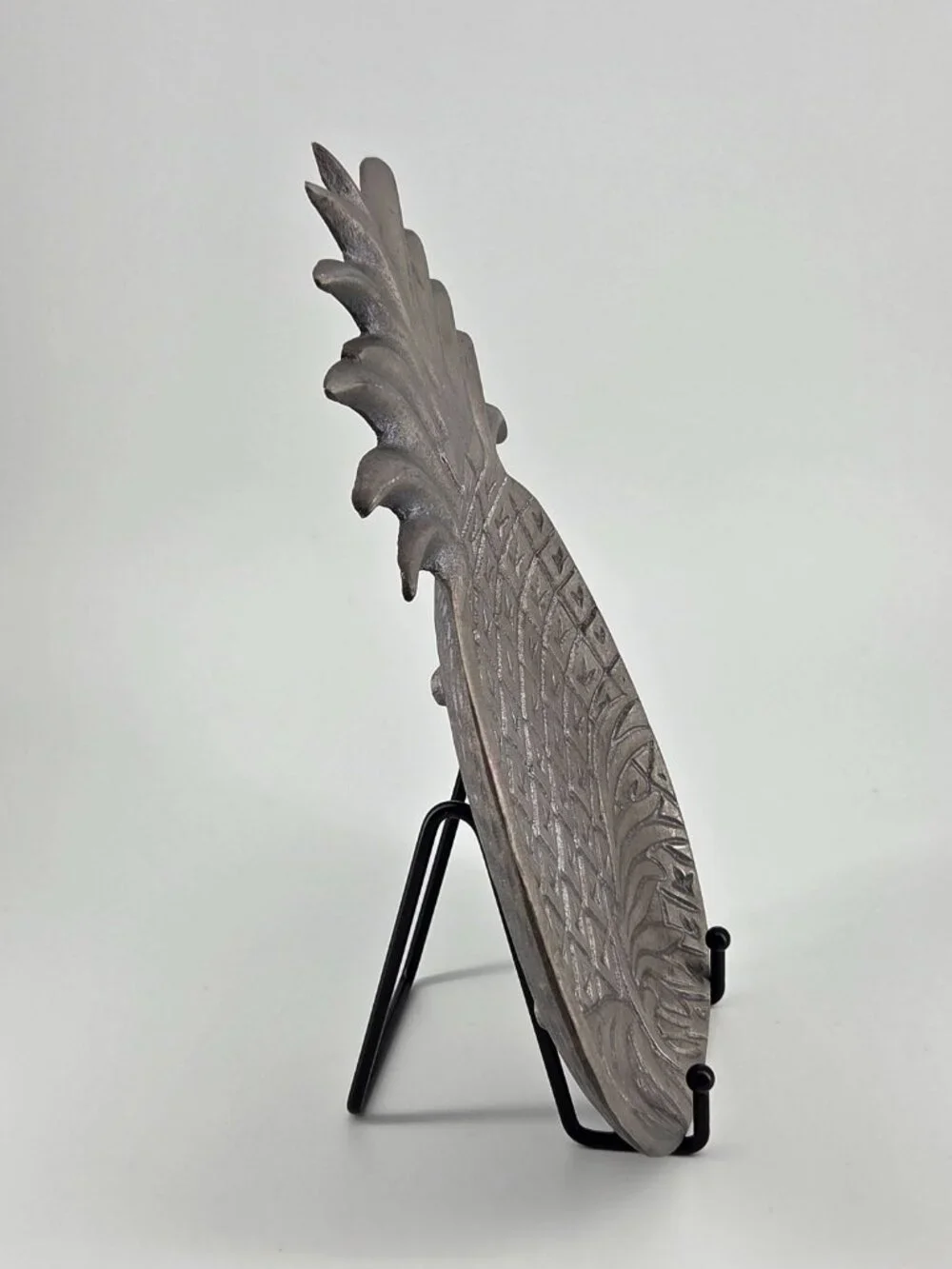 VTG Heavy Cast Metal Pineapple Dish 11